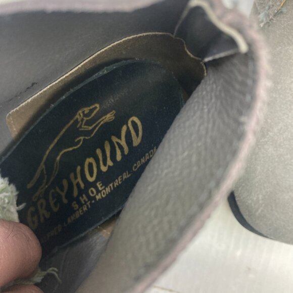 Vtg 1970s GREYHOUND NEW DEADSTOCK ankle desert boots children shoes sz 2 1/2 M - Picture 4 of 9